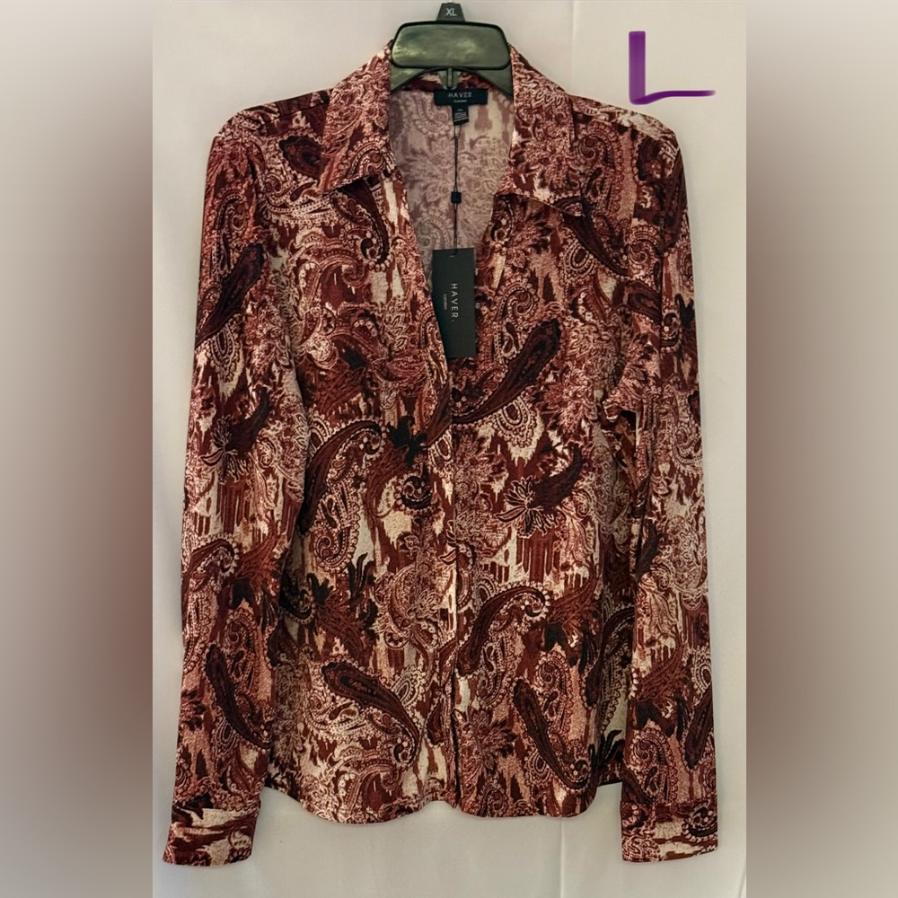 Elegant Paisley Print Women's Blazer